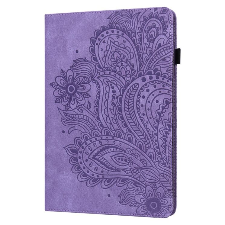 Защитный чехол UniCase Flower для Lenovo Tab M10 HD Gen 2 (TB-X306) - Purple: фото 3 из 10
