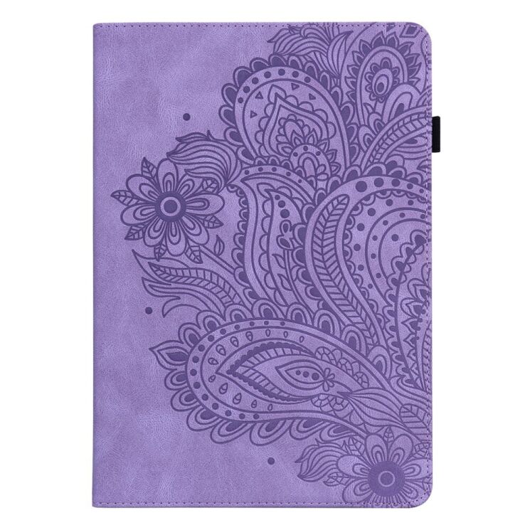 Защитный чехол UniCase Flower для Lenovo Tab M10 HD Gen 2 (TB-X306) - Purple: фото 4 из 10