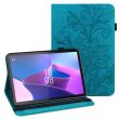Защитный чехол UniCase Flower для Lenovo Tab P11 Pro Gen 2 - Blue (312112L)