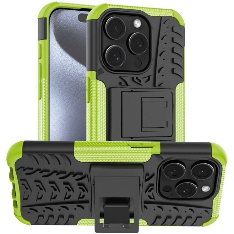 Защитный чехол UniCase Hybrid X для Apple iPhone 15 Pro Max - Green: фото 1 из 15