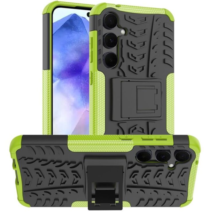 Защитный чехол UniCase Hybrid X для Samsung Galaxy A55 (A556) - Green: фото 1 из 15