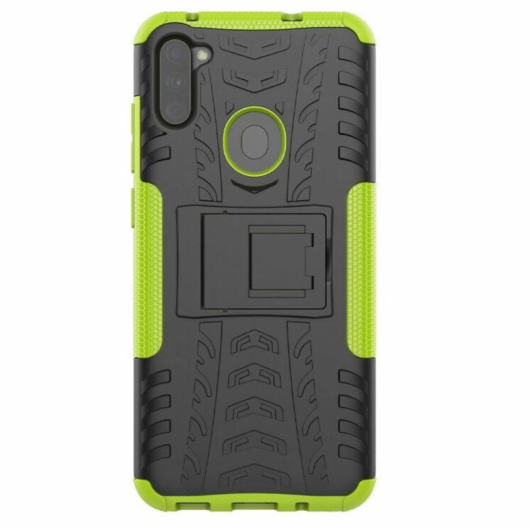 Защитный чехол UniCase Hybrid X для Samsung Galaxy M11 (M115) / Galaxy A11 (A115) - Green: фото 4 из 18