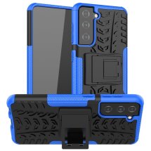 Защитный чехол UniCase Hybrid X для Samsung Galaxy S21 - Blue: фото 1 из 10