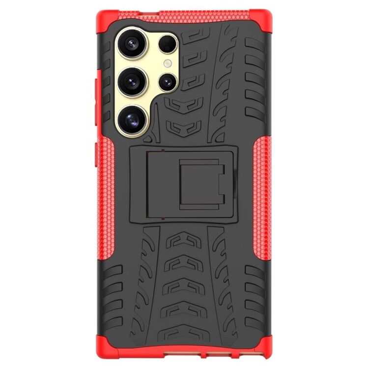 Защитный чехол UniCase Hybrid X для Samsung Galaxy S24 Ultra (S928) - Red: фото 2 из 17