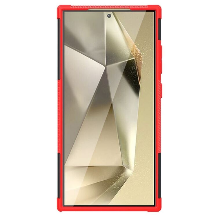 Защитный чехол UniCase Hybrid X для Samsung Galaxy S24 Ultra (S928) - Red: фото 4 из 17