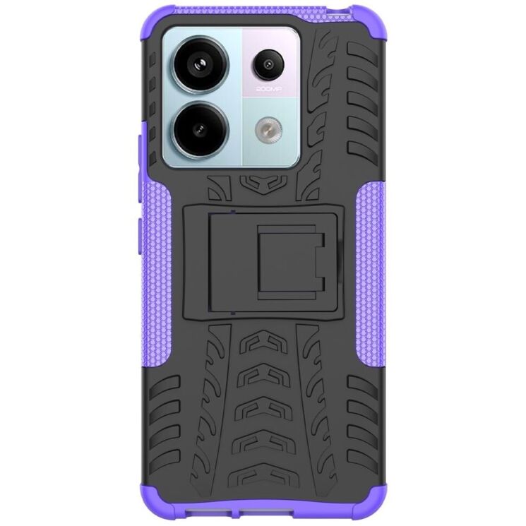 Захисний чохол UniCase Hybrid X для Xiaomi Redmi Note 13 Pro 5G / Poco X6 - Purple: фото 4 з 16