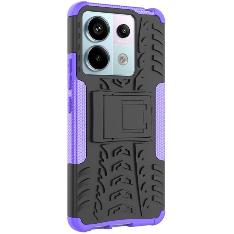 Захисний чохол UniCase Hybrid X для Xiaomi Redmi Note 13 Pro 5G / Poco X6 - Purple: фото 5 з 16