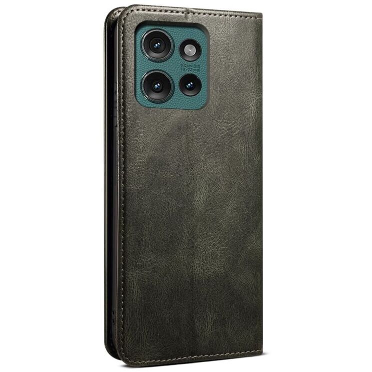 Защитный чехол UniCase Leather Wallet для Motorola Edge 50 Neo - Green: фото 6 из 7