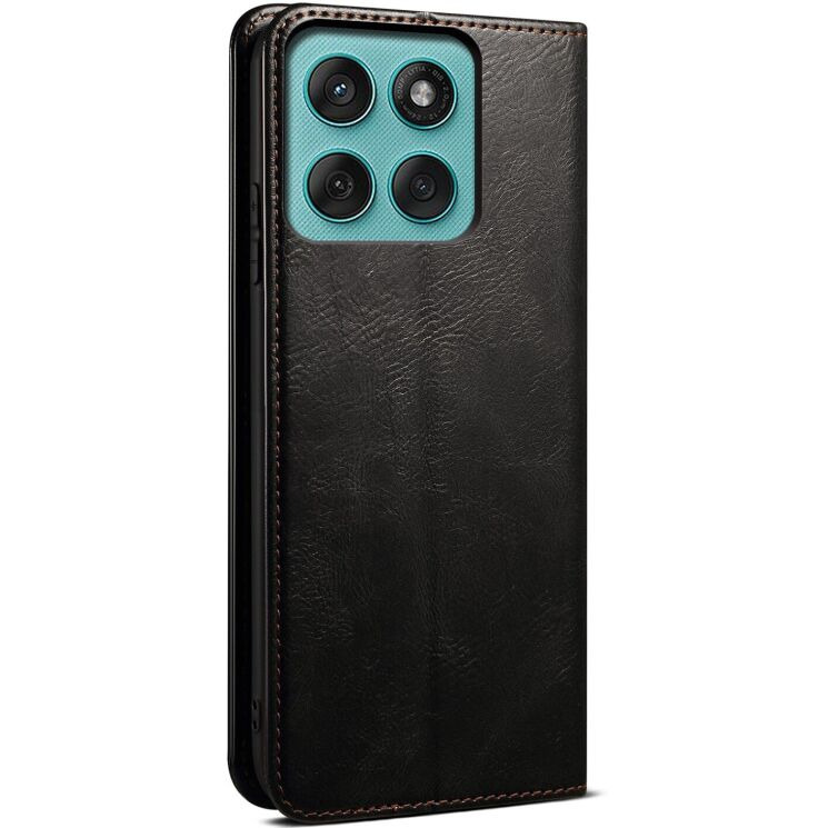 Захисний чохол UniCase Leather Wallet для Motorola Edge 60 Pro - Black: фото 6 з 7