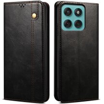 Захисний чохол UniCase Leather Wallet для Motorola Edge 60 Pro - Black: фото 1 з 7