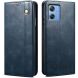 Защитный чехол UniCase Leather Wallet для Motorola G55 - Blue (366102L). Фото 1 из 7