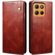 Защитный чехол UniCase Leather Wallet для Motorola Moto G15 - Brown (372608Z)