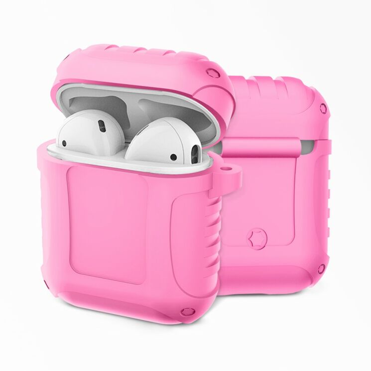 Защитный чехол UniCase MAX Protect для Apple AirPods 1 / 2 - Rose: фото 1 из 19