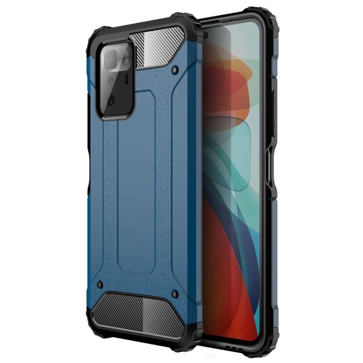 Защитный чехол UniCase Rugged Guard для Xiaomi Poco X3 GT / Redmi Note 10 Pro 5G - Blue: фото 1 из 7