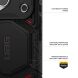 Защитный чехол URBAN ARMOR GEAR Monarch Pro Kevlar MagSafe для iPhone 18 Pro (114569113940) - Kevlar Black (440116B). Фото 10 из 11