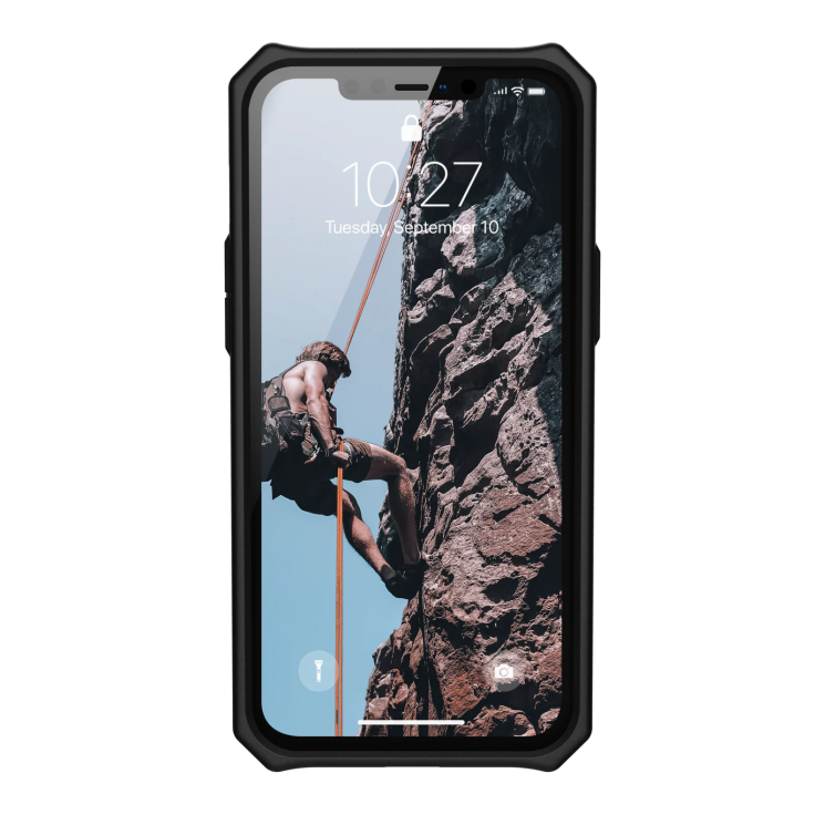 Защитный чехол URBAN ARMOR GEAR (UAG) Monarch для Apple iPhone 12 Pro Max - Carbon Fiber: фото 4 из 8
