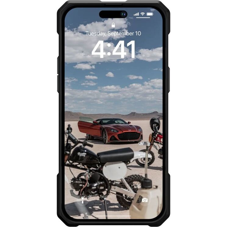 Защитный чехол URBAN ARMOR GEAR (UAG) Monarch Pro Kevlar MagSafe для Apple iPhone 14 Pro Max - Kevlar Silver: фото 2 из 6