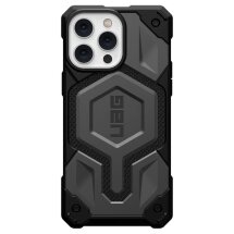 Защитный чехол URBAN ARMOR GEAR (UAG) Monarch Pro Kevlar MagSafe для Apple iPhone 14 Pro Max - Kevlar Silver: фото 1 из 6