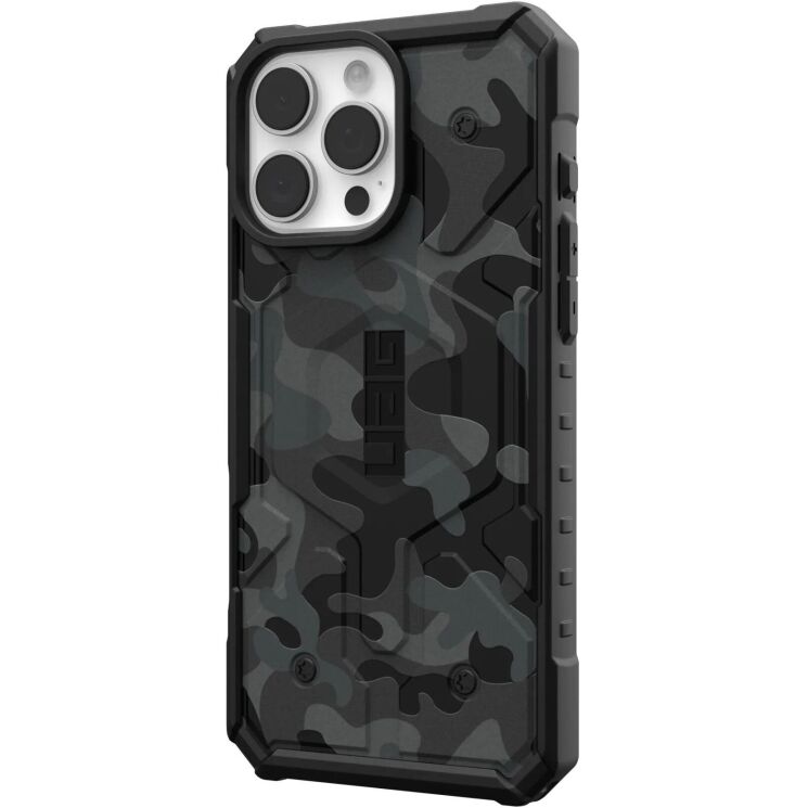 Защитный чехол URBAN ARMOR GEAR (UAG) Pathfinder SE MagSafe для Apple iPhone 16 Pro Max - Midnight Camo: фото 2 из 8