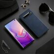 Защитный чехол X-LEVEL Leather Back Cover для Samsung Galaxy S10 Plus (G975) - Blue (223329L)