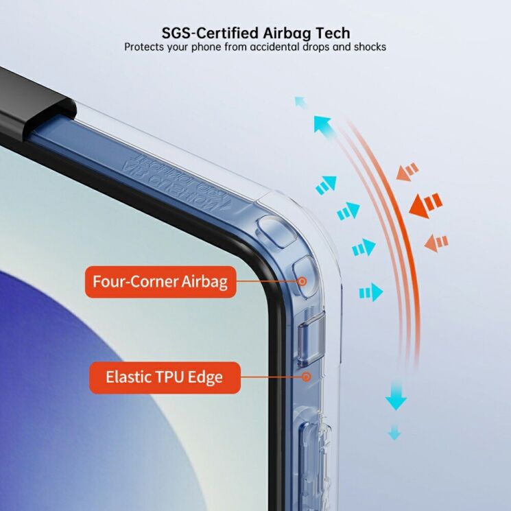 Защитный чехол XUNDD Rugged Case with MagSafe (FF) для Samsung Galaxy Flip 8 - Black (423553B) Защитный чехол XUNDD Rugged Case with MagSafe (FF) для Samsung Galaxy Flip 8 - Black: фото 6 из 9