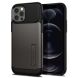 Защитный чехол Spigen (SGP) Slim Armor для Apple iPhone 12 / iPhone 12 Pro - Gunmetal (253574H). Фото 1 из 2