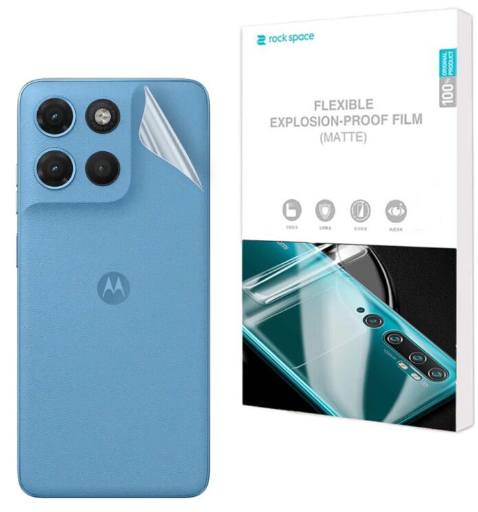 Антиблікова плівка на задню панель RockSpace Explosion-Proof Matte для Motorola Moto G17 Power: фото 1 з 9