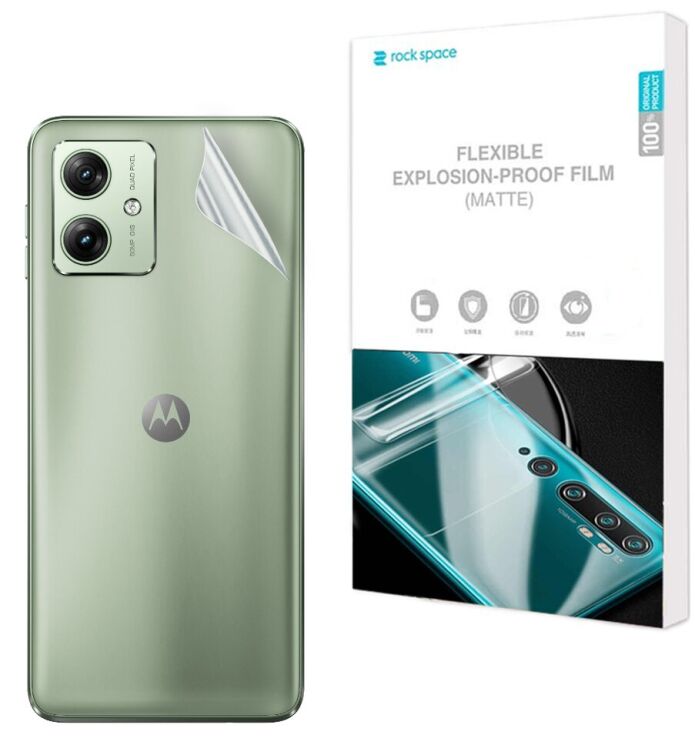 Антиблікова плівка на задню панель RockSpace Explosion-Proof Matte для Motorola Moto G54 / G54 Power: фото 1 з 9