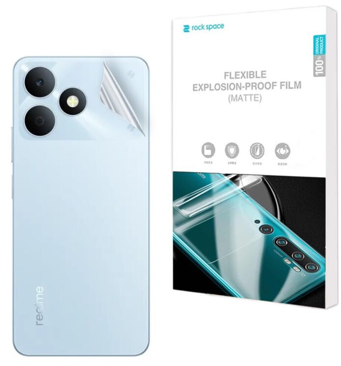 Антибликовая пленка на заднюю панель RockSpace Matte для Realme Note 80 (412411) Антибликовая пленка на заднюю панель RockSpace Matte для Realme Note 80: фото 1 из 9