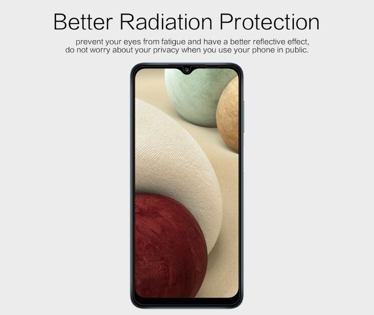 Антиблікова плівка NILLKIN Matte для Samsung Galaxy A12 (A125) / A12 Nacho (A127): фото 5 з 9