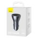 Автомобильное зарядное устройство Baseus Golden Contactor Pro Triple Fast Charger (65W) CGJP010013 - Dark Gray (923252H). Фото 5 из 22
