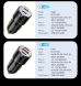 Автомобильное зарядное устройство ESSAGER City Dual 66W (Type-C + USB) ECC2C1A-FF01 - Black (923419B). Фото 14 из 14