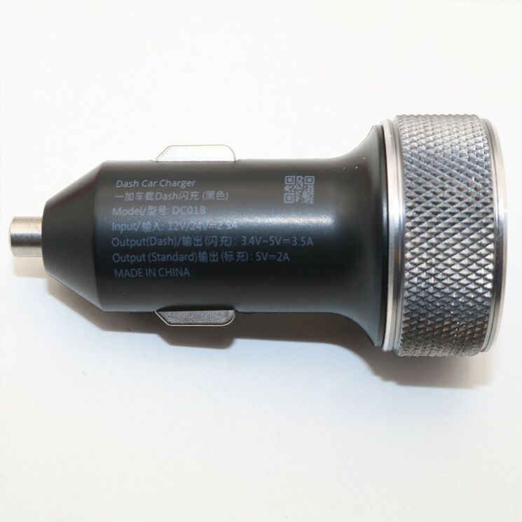 Автомобільний зарядний пристрій ONEPLUS DC01B Dash Car Charger: фото 5 з 8