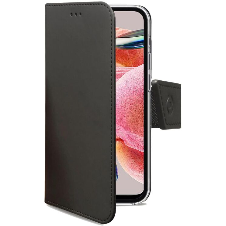 Чохол Celly Wallet Case для Xiaomi Redmi Note 12 (WALLY1039) - Black: фото 1 з 6