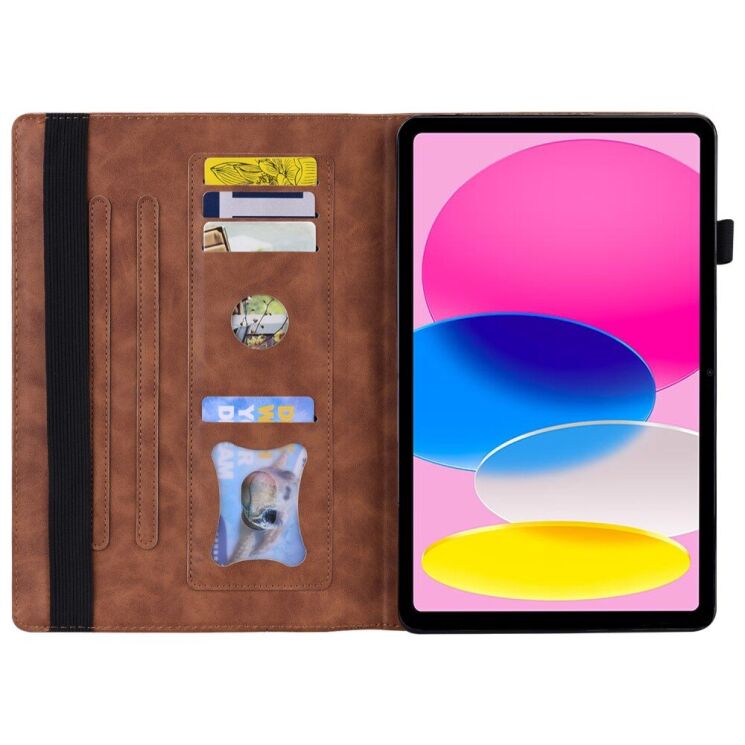 Чехол Deexe Business Style для Apple iPad 10.9 (2022) / iPad 11 (2025) - Brown: фото 2 из 7