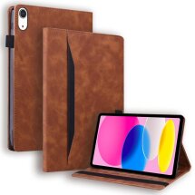 Чехол Deexe Business Style для Apple iPad 10.9 (2022) / iPad 11 (2025) - Brown: фото 1 из 7