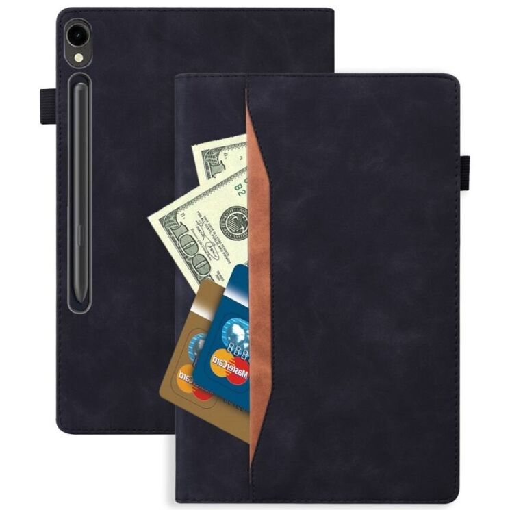 Чехол Deexe Business Style для Samsung Galaxy Tab S10 FE Plus - Black: фото 5 из 9