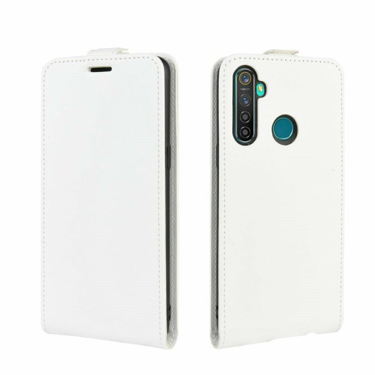 Чохол Deexe Flip Case для Realme 5 Pro - White: фото 2 з 11
