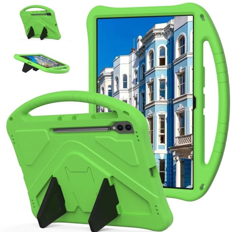 Чехол Deexe KickStand Cover для Samsung Galaxy Tab S10 Ultra - Green: фото 1 из 7