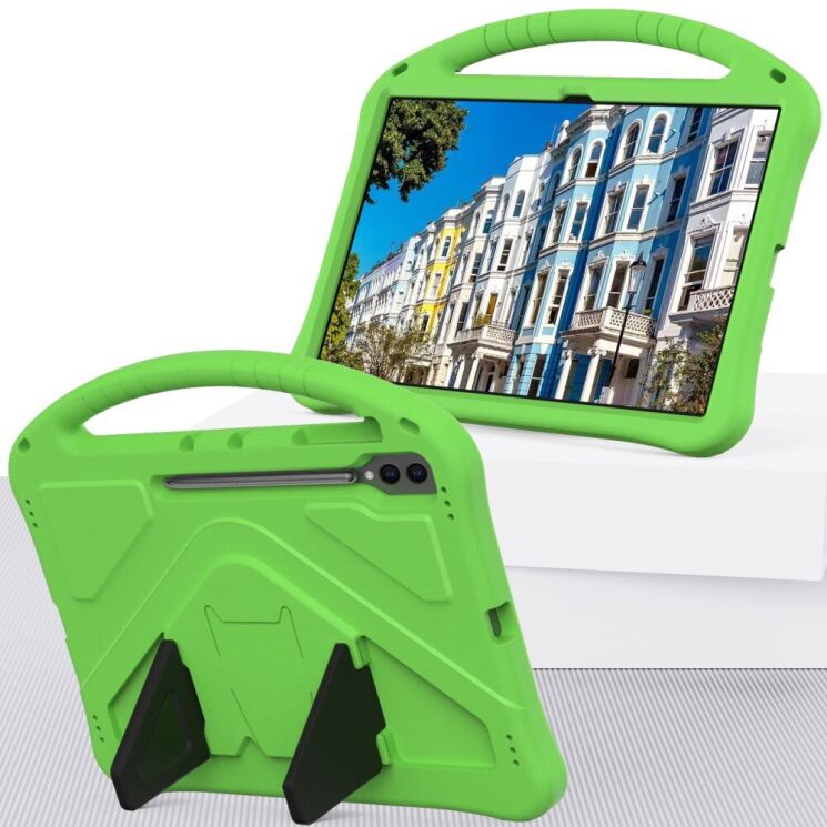 Чехол Deexe KickStand Cover для Samsung Galaxy Tab S10 Ultra - Green: фото 2 из 7