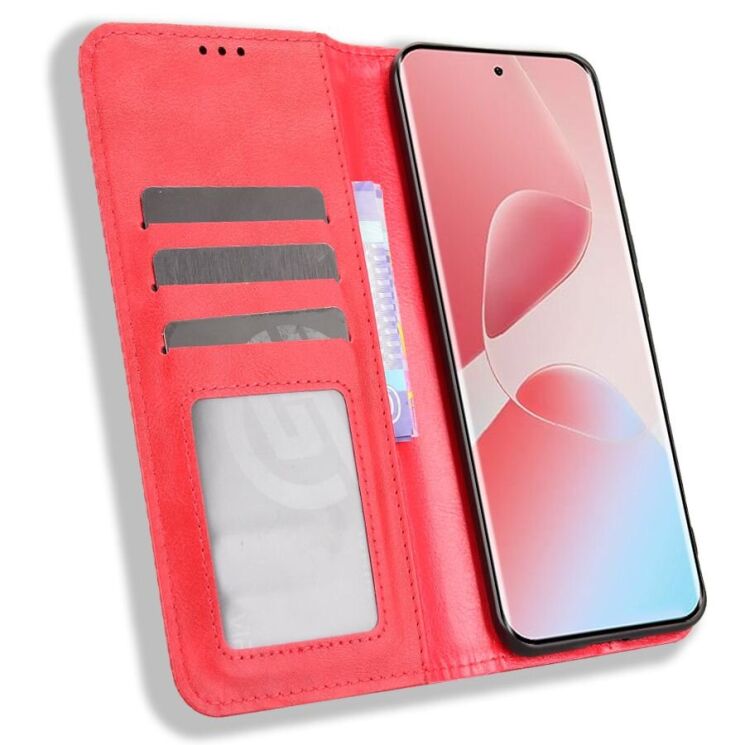 Чохол Deexe Retro Style для Infinix Hot 60 Pro Plus - Red: фото 6 з 18