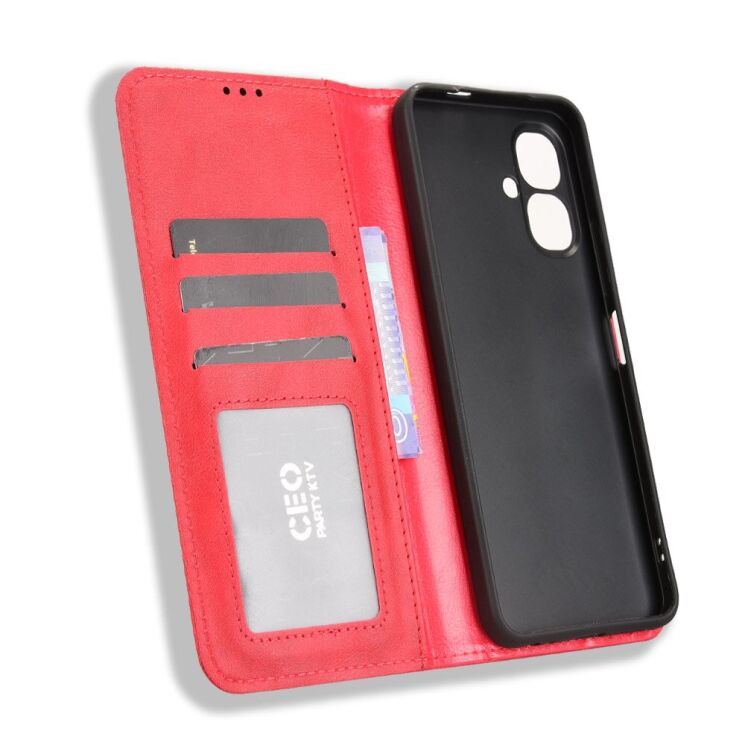Чохол Deexe Retro Style для Infinix Smart 10 - Red: фото 5 з 16