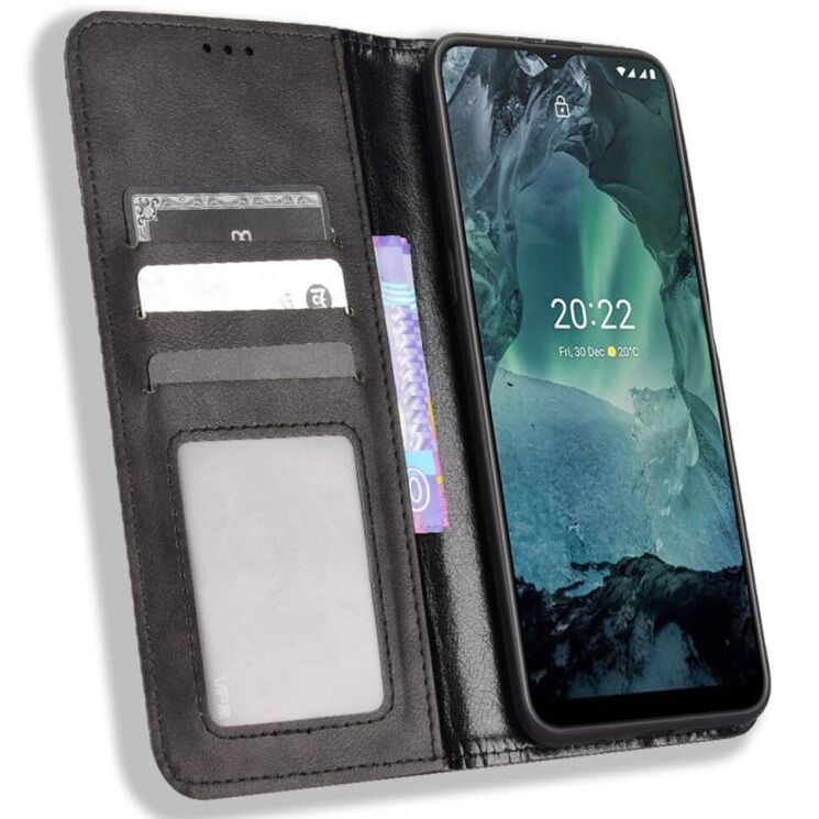 Чехол Deexe Retro Style для Nokia G21 / G11 - Black: фото 4 из 7