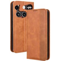 Чехол Deexe Retro Style для Nothing Phone (3) - Brown: фото 1 из 18