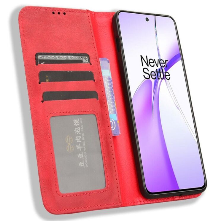 Чехол Deexe Retro Style для OnePlus Ace 3V - Red: фото 2 из 7