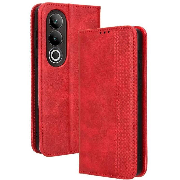 Чехол Deexe Retro Style для OnePlus Ace 3V - Red: фото 1 из 7