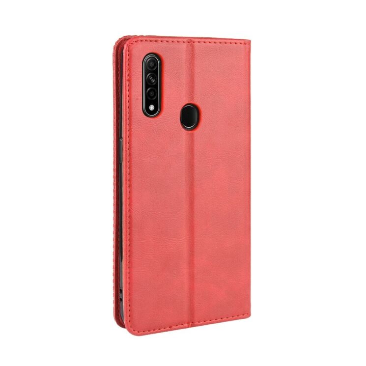 Чехол-книжка Deexe Retro Style для OPPO A31 - Red: фото 7 из 9
