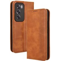 Чехол Deexe Retro Style для OPPO Reno 12 - Brown: фото 1 из 7