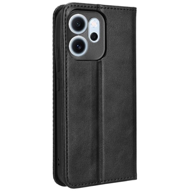 Чехол Deexe Retro Style для OPPO Reno 14 FS 5G - Black: фото 8 из 19