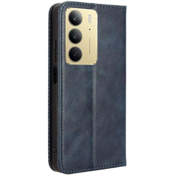 Чехол Deexe Retro Style для Realme C75 - Blue: фото 6 из 7